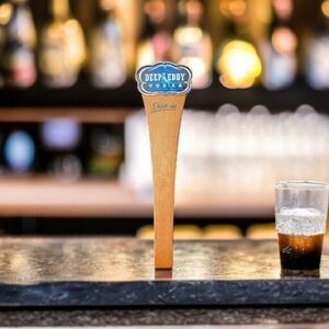 Deep Eddy Vodka Austin TX Wood Tap Handle with 5 Magnetic Flavor Plates New